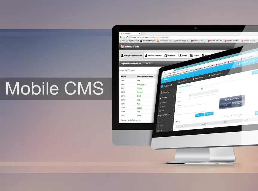 Mobile App Content Management System